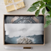 ブロンドバイキングウォリアー女性ルーン付き –  薄葉紙 (ギフト)