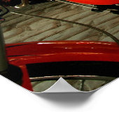 ブロンドバイクもしくは自転車に乗る人バベインアビキニ ポスター (角)