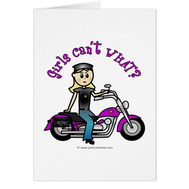 ブロンドバイクもしくは自転車に乗る人 (正面)