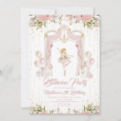 ブロンドバレリーナバースデーセンターステージ 招待状 (正面)