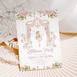 ブロンドバレリーナバースデーセンターステージ 招待状