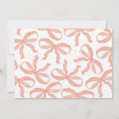 ブロンドバレリーナ誕生日招待状 招待状 (裏面)