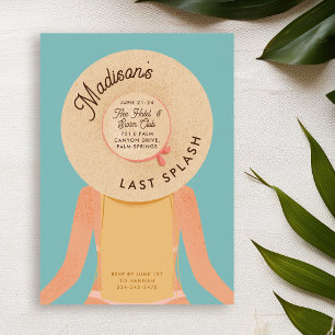 ブロンドパーム春バチェロレッテウィークエンドプールパーティー 招待状