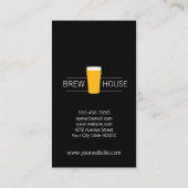 ブロンドビールIPAブルーマスター 名刺 (裏面)