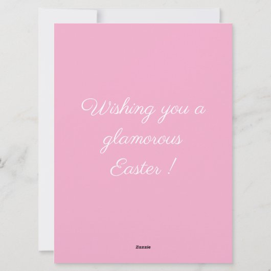 ブロンドピンナップピンク下着イースターエッグ シーズンカード (裏面)