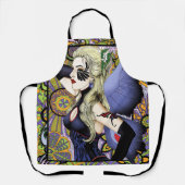 ブロンドフェアリーフローラパープル エプロン (正面)