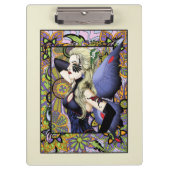 ブロンドフェアリーフローラパープル クリップボード (正面)