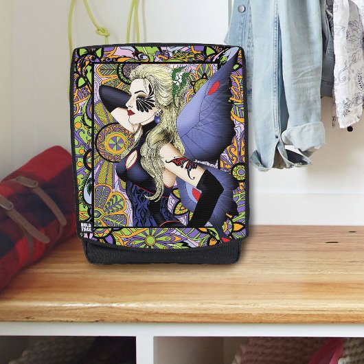 ブロンドフェアリーフローラパープル バックパック