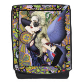 ブロンドフェアリーフローラパープル バックパック (正面)