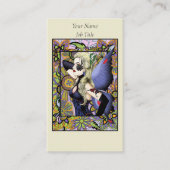 ブロンドフェアリーフローラパープル 名刺 (正面)