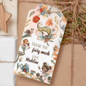 ブロンドフェアリー誕生日エンチャントフォレストメッセージカード ギフトタグ