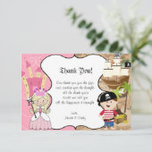 ブロンドプリンセス&海賊版パーティーサンキューカード サンキューカード (スタンド正面)