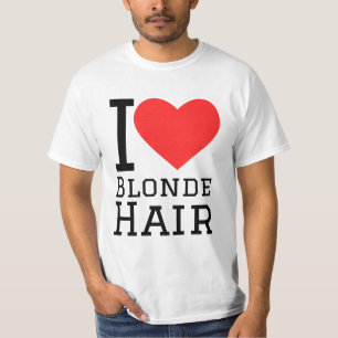 ブロンドヘアが好き Tシャツ