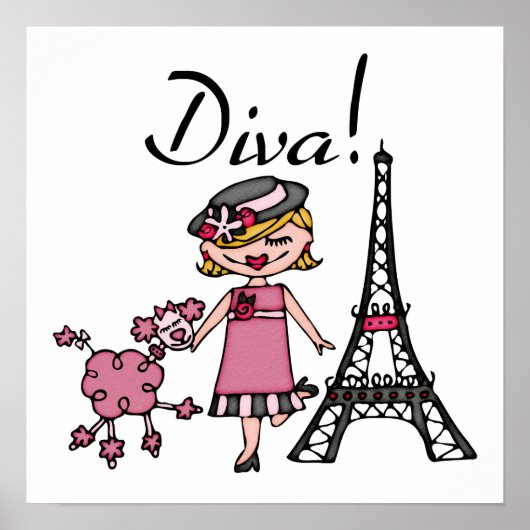 ブロンドヘアディヴァ ポスター (正面)