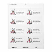 ブロンドヘアディヴァ ラベル (フルシート)