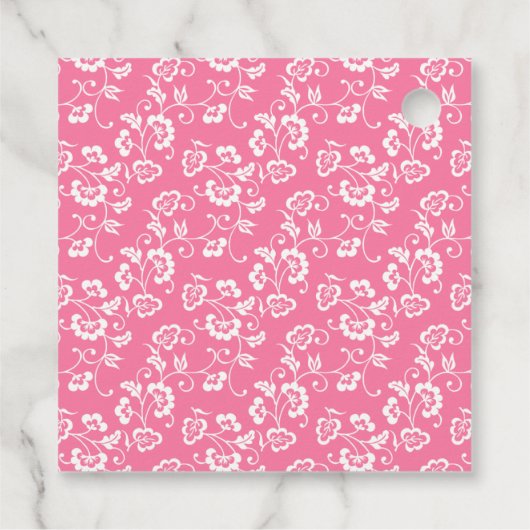 ブロンドヘアバレリナピンク誕生日サンキューファボ フェイバータグ (裏面)