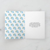 ブロンドヘアプリンセスブルーフローラキンセアニェラ カード (内部)