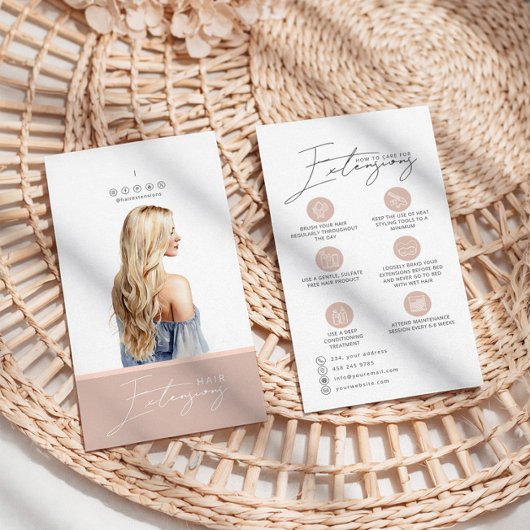 ブロンドヘア気に拡張つるラベルカード