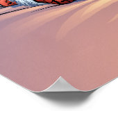 ブロンドヘア、ブルーアイド美しいイラストレーション- Al Rio ポスター (角)