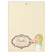 ブロンドベイカーカップケーキD12クリップボード1 クリップボード (裏面)