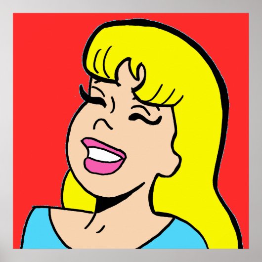 ブロンドボンシェル漫画ストリップポスター ポスター (正面)