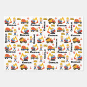 ブロンドボーイ建築 パーソナライズされた ラッピングペーパーシート (正面3)