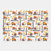 ブロンドボーイ建築 パーソナライズされた ラッピングペーパーシート (正面2)