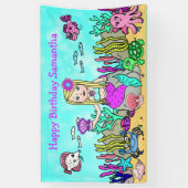 ブロンドマーメイドザシーバナー 横断幕 (縦)