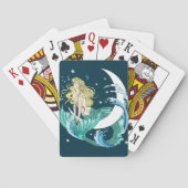 ブロンドマーメイドムーンファンタジーアールデコ トランプ (裏面)