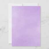 ブロンドマーメイド誕生日招待状 招待状 (裏面)