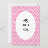 ブロンドマーメイド5th誕生日招待状 招待状 (裏面)