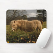 ブロンドミニチュアポニー マウスパッド (マウス)
