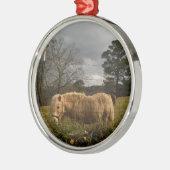 ブロンドミニチュアポニー メタルオーナメント (左)