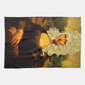 ブロンドモナリザ キッチンタオル (横)