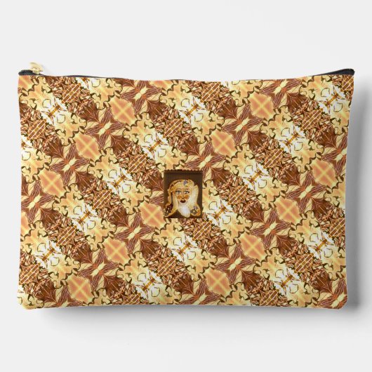 ブロンドレディ金ゴールド アクセサリーポーチ (正面)