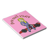 ブロンドレースカー ノートパッド (アングル)