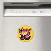 ブロンドロックスターガール マグネット (インサイチュ (食洗機))