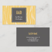 ブロンドロックズ美容師 名刺 (正面/裏面)