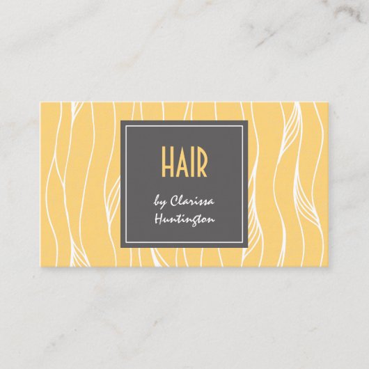 ブロンドロックズ美容師 名刺 (正面)