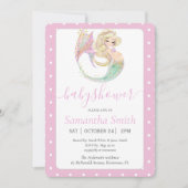 ブロンド人魚パーティー赤ちゃんシャワー。海の下。 (正面)