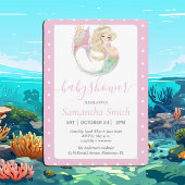 ブロンド人魚パーティー赤ちゃんシャワー。海の下。