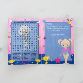 ブロンド女体操ワード検索ハッピーバースデー カード