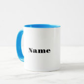 ブロンド女子テニス選手マグ マグカップ (正面左)