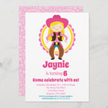 ブロンド女性のカーボーイバースデーパーティー