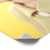 ブロンド女性2 ポスター (角)