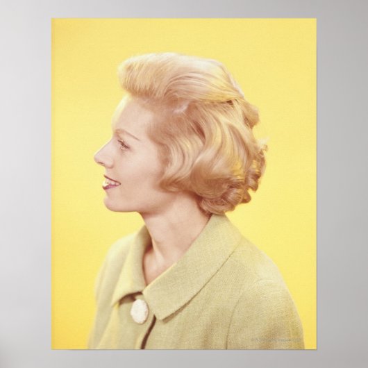 ブロンド女性2 ポスター (正面)