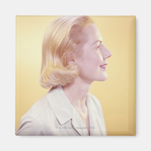 ブロンド女性 マグネット (正面)