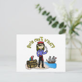 ブロンド女海賊 ポストカード (スタンド正面)