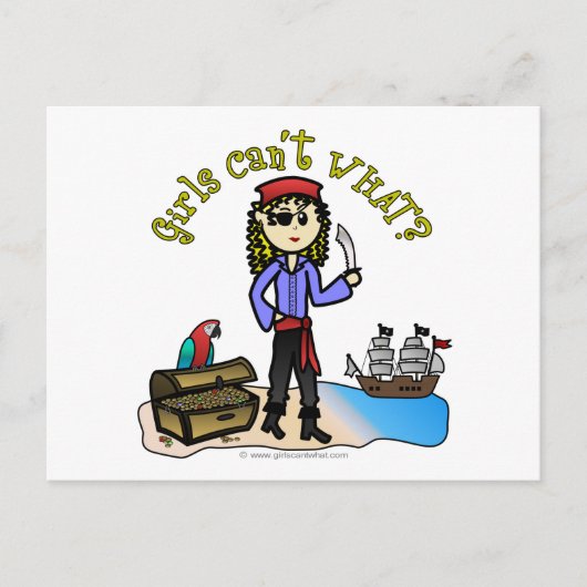 ブロンド女海賊 ポストカード (正面)
