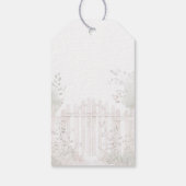 ブロンド妖精ベイビーシャワーありがとう ギフトタグ